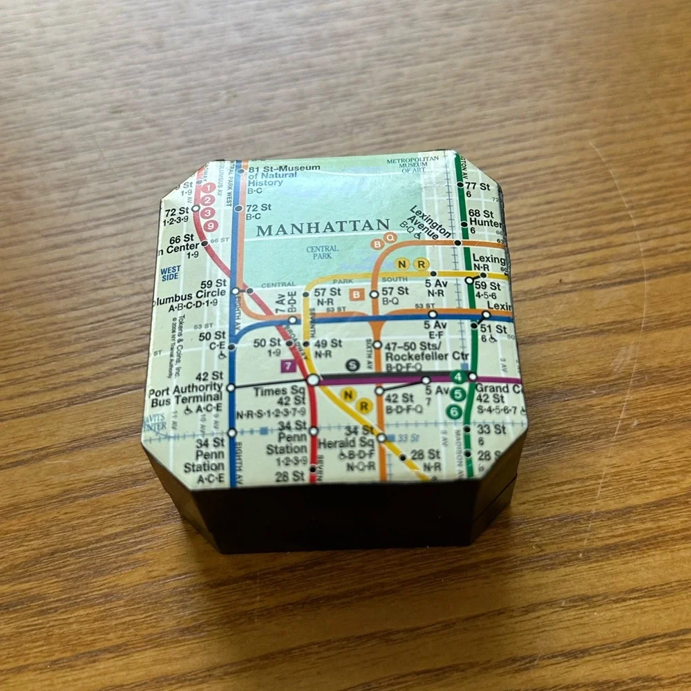 Antique Token Cufflinks from the New York Transit Museum in Original Box and COA